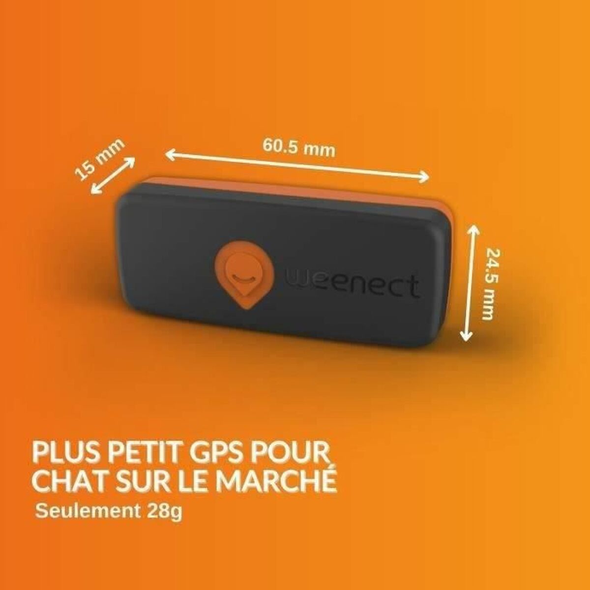Elvesztés elleni Lokátor Weenect Weenect XS GPS Fekete